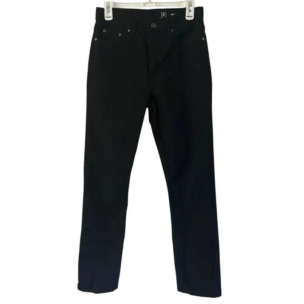 George Regular Fit‎ Jeans Black Denim 100% Cotton Men's 29x32 Pockets Straight
